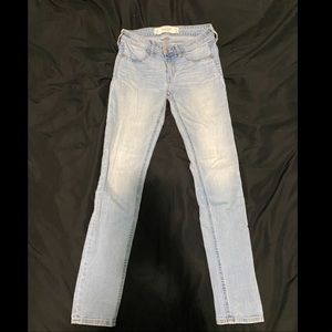 A&F Light Wash Skinny Jeans